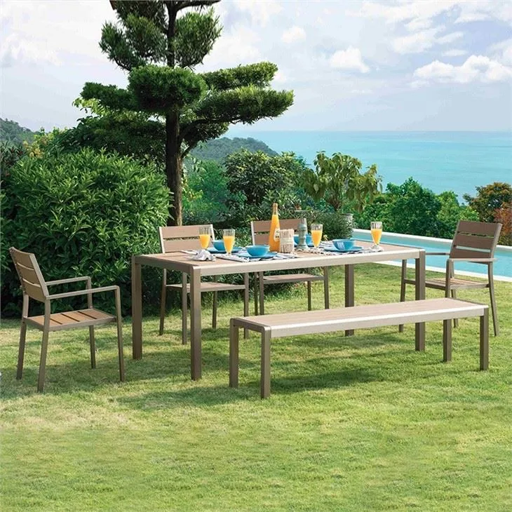 Outdoor Table Garden Chair Tars Series WPC